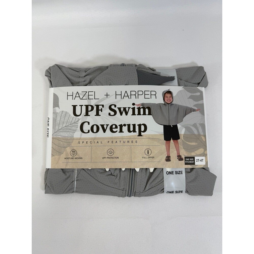 Hazel + Harper UPF Swim Coverup Shark NWT 2T-4T OSFM